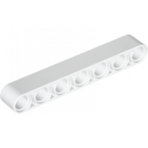 technic hefbalk dik 1x7 white